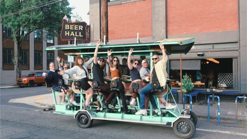 Portland: Private or Shared Party Bike Pub Crawl - An Overview of the Portland Party Bike Experience