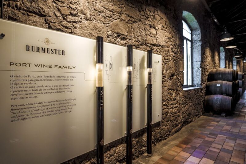 Porto: Burmester Cellar Tour with Tasting & Pairing Options - Key Points