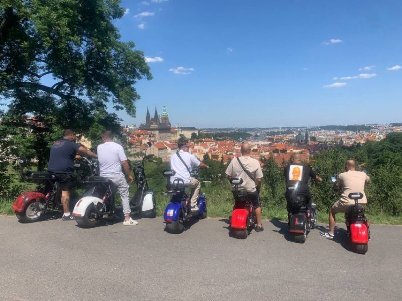 Prague 3 Hours Grand Fat-tire E-scooter Tour - The Itinerary in Detail
