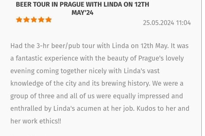 Prague Beer & History Walking Tour (includes 3 beer) - FAQ