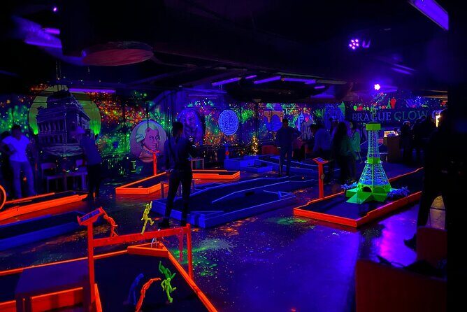 Prague Black Light Mini Golf Admission Ticket - What to Expect from Your Visit