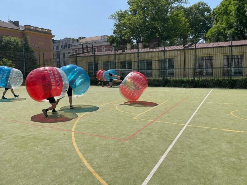 Prague: Bubbles football in city centre of Prague - What to Expect from Your Prague Bubble Soccer Experience