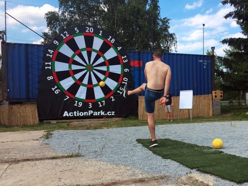 Prague: Giant Football Darts Game with Round of Beers & BBQ - An In-Depth Look at the Prague Giant Football Darts Experience