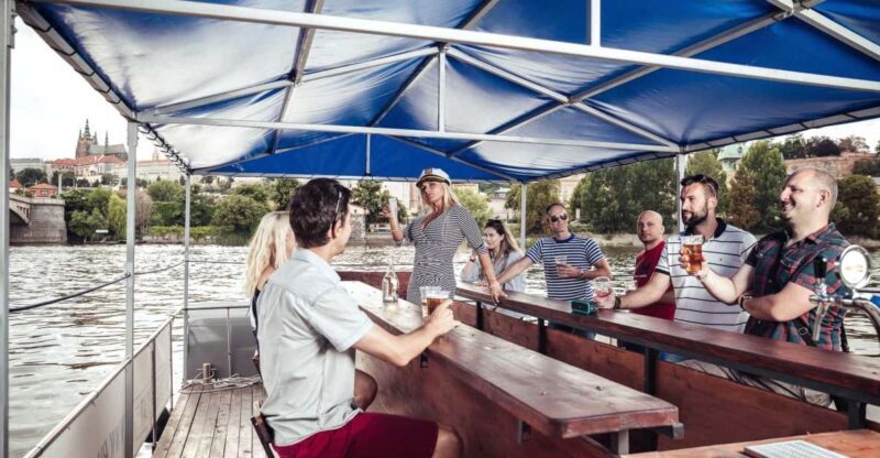 Prague: Private Cycle Boat River Tour with Beer or Prosecco - Key Points