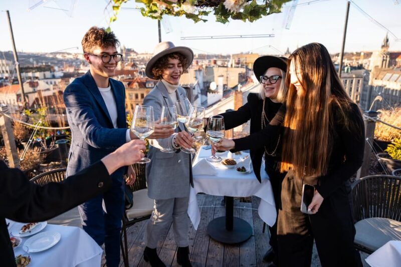 Prague: Sky Bar Aperitivo Menu with Drink & Panoramic Views - The Sum Up