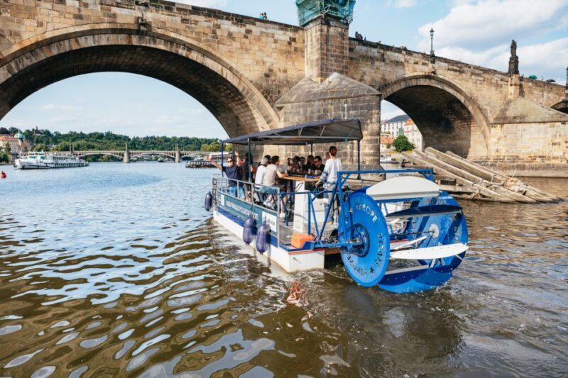 Prague: Swimming Beer Bike on A Cycle Boat - The Sum Up
