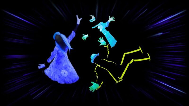 Prague: Underground Black Light Theatre Interactive Show - The Show Itself