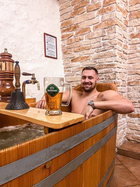 Prague: Ungelt Bernard Beer Spa with Beer & Optional Massage - The Experience Breakdown