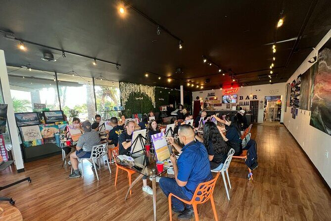 Premier Paint Wine Experience in Costa Mesa - The Venue & Group Dynamics