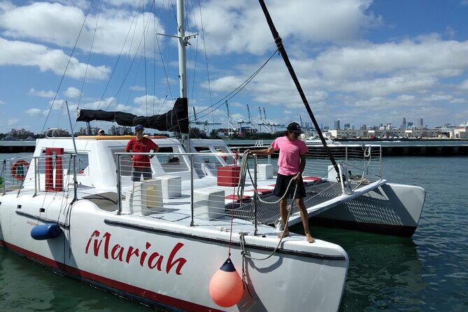 Private 3 Hour Miami Sailing Tour on a 60FT Mariah Catamaran - Key Points