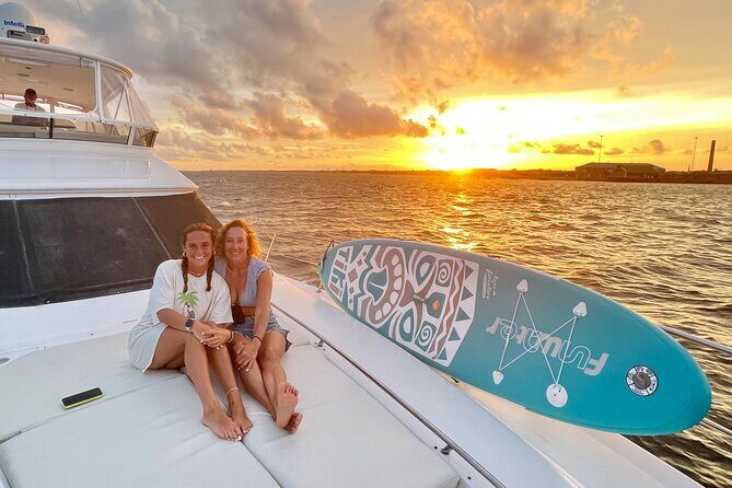 Private 3 Hour Sunset Cruise On A 50' Luxury Yacht With Captain - Key Points