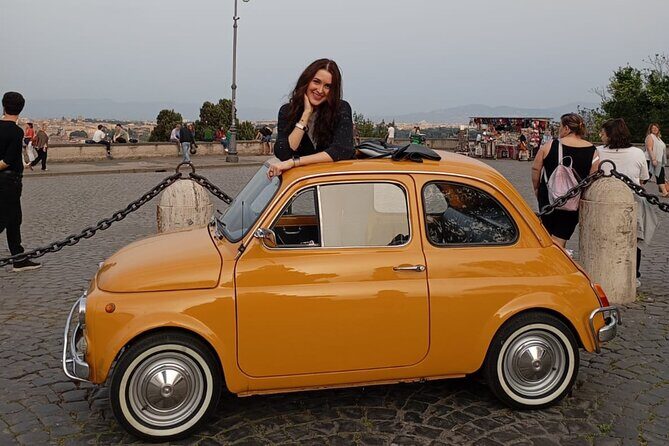 Private: 3 hours panoramic tour of Rome aboard a vintage Fiat 500 - Key Points