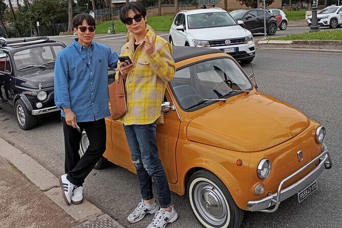 Private: 3 hours panoramic tour of Rome aboard a vintage Fiat 500 - FAQ