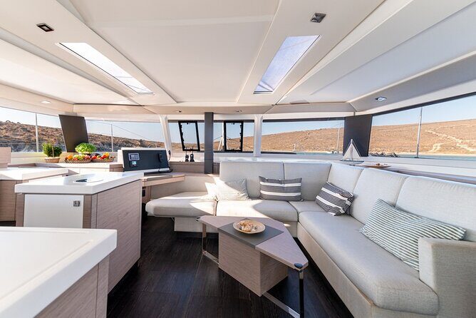 Private 5-Hour Cruise on Brand-New Luxury Catamaran in Mykonos (max 19 guests) - Frequently Asked Questions