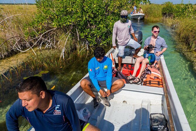 Private Boat Sian Ka'an Floating Ancient Mayan Canals and Tacos - Key Points