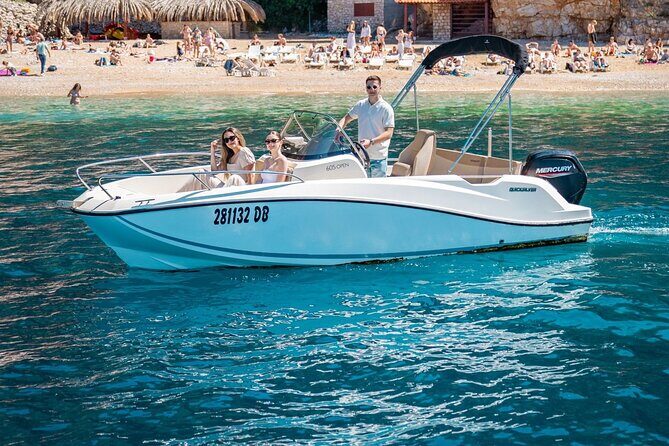 Private Boat Tour-Elafiti islands,Blue and green cave,Sandy Beach - Passing the City Walls and Final Views