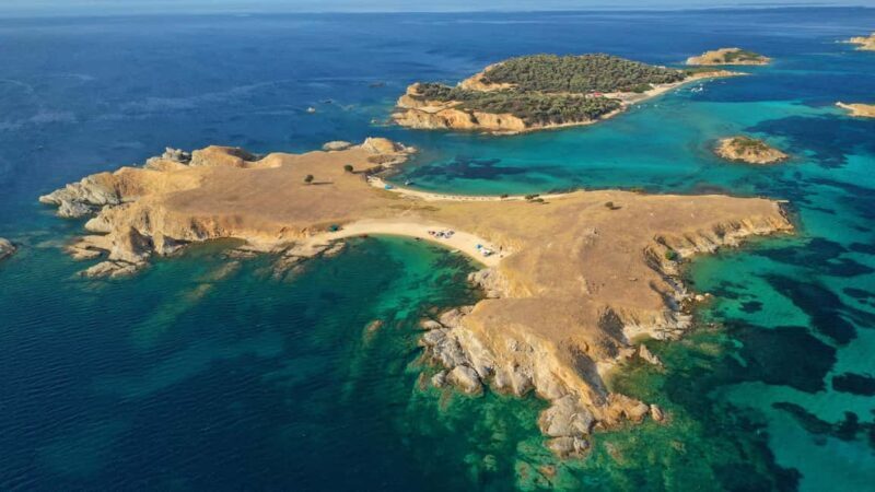 Private boat trip Diaporos or Ammouliani with electric van - Discover the Beauty of Halkidiki with a Private Boat Trip to Diaporos or Ammouliani