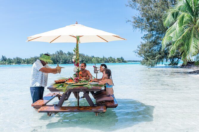 Private Bora Bora Snorkeling Cruise with Optional Vegetarian Lunch on the Beach - Key Points