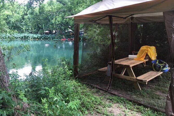 Private Cabana Rental on the San Marcos River - Key Points