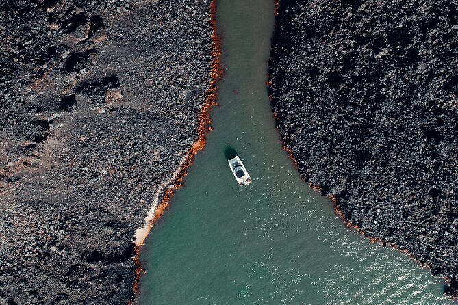 Private Caldera Cruise with Power Catamaran ENJOY incl. Meal & Drinks - FAQs