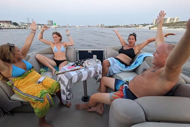 Private Captained Pontoon to Crab Island in Destin - What You Can Expect at Each Stage