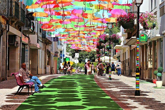 Private Coastal Journey (Obidos, Nazaré) to Águeda Art Umbrellas - FAQs