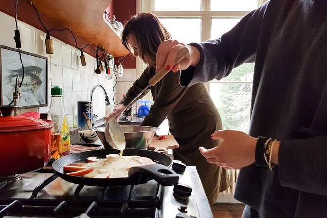 Private Dutch Pancake Class with a Local in her Home in the Heart of Amsterdam - The Pancake-Making Process