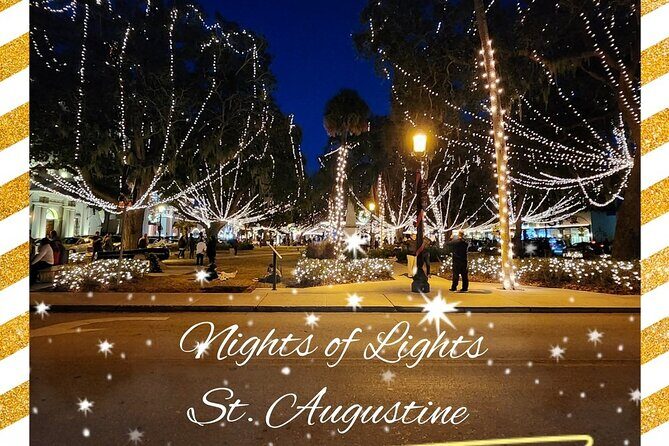 Private Electric Golf Cart Nights of Lights Tour up to 12 people - The Sum Up