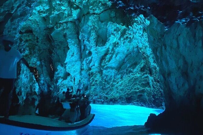 Private Escape to Blue cave and islands from Split - The Vibrant Carpe Diem Beach and Hvar Town