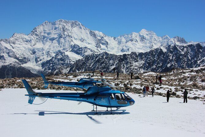 Private Flight: 3 Glaciers with Snow Landing - 45mins - Key Points