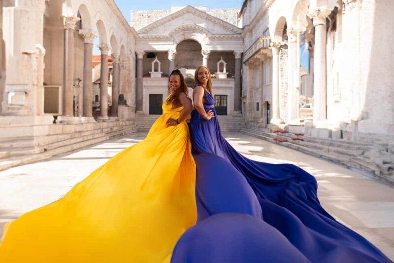 Private Flying Dress Photo Session in Split, Croatia - Key Points