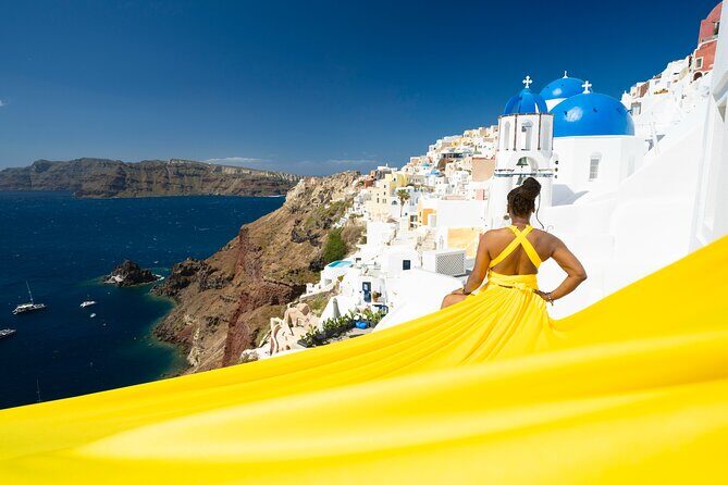 Private Flying Dress Photoshoot in Santorini - FAQs