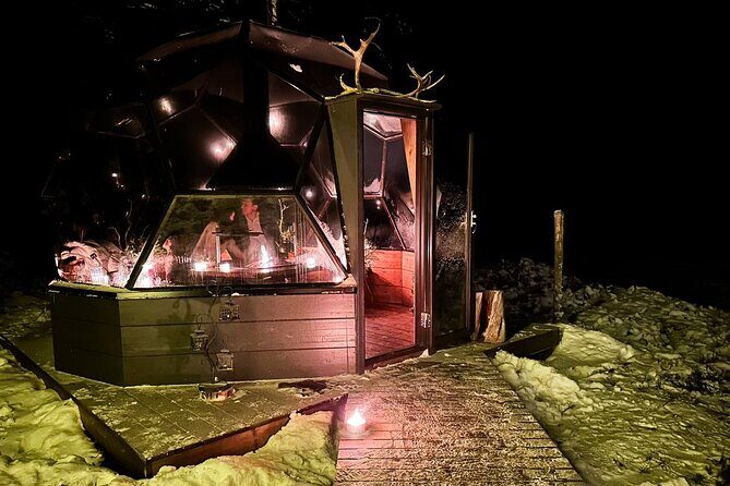 PRIVATE Glass Igloo Dinner Under Northern Lights - FAQ