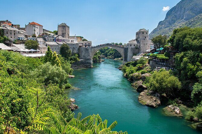 Private Guided Mostar and Kravica Waterfall Tour from Split - A Relaxing Stop at Kravica Waterfall