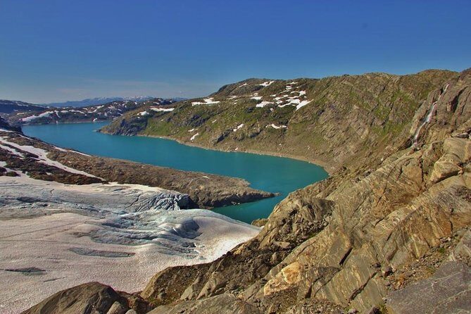 PRIVATE GUIDED TOUR: Folgefonna Glacier roundtrip from Bergen, 8 hours - Passing Through Norheimsund and Crossing the Fjord