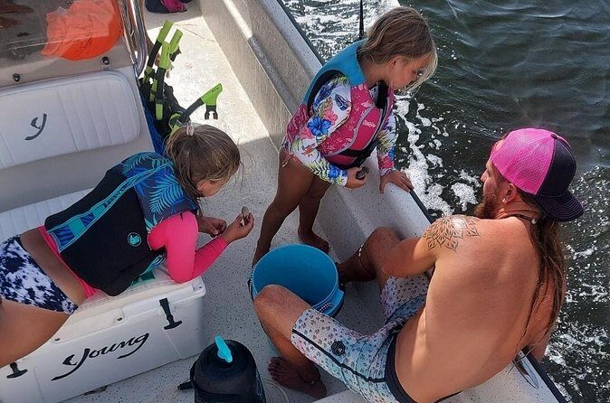 Private Half-Day Scalloping Charter with Captain Paul and Lucas - Swimming and Relaxation
