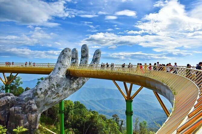 PRIVATE Half day to Golden Bridge Bana hill from Danang City - Key Points
