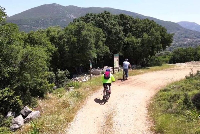 Private Kefalonia eBike Adventure-Explore Nature & Tradition - Short Hike to Ancient Sami Acropolis