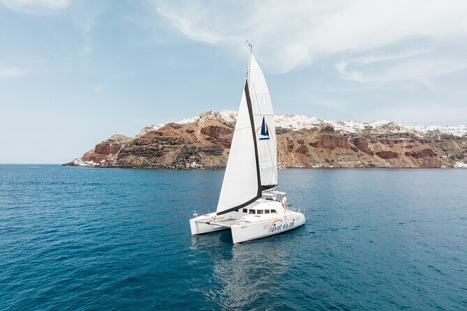 Private Morning Tour Lagoon 400-380 Sailing in Santorini ,lunch, drink, transfer - An In-Depth Look at the Santorini Private Sailing Tour