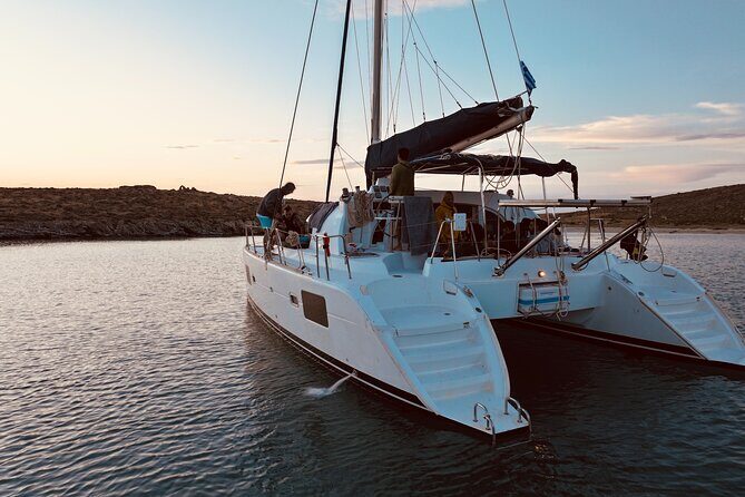 Private Mykonos Catamaran Day Cruise with Meals & Water Toys - FAQ
