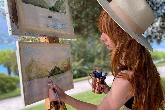 Private painting class + Villa Melzi Gardens on Lake Como - An In-Depth Look at the Experience