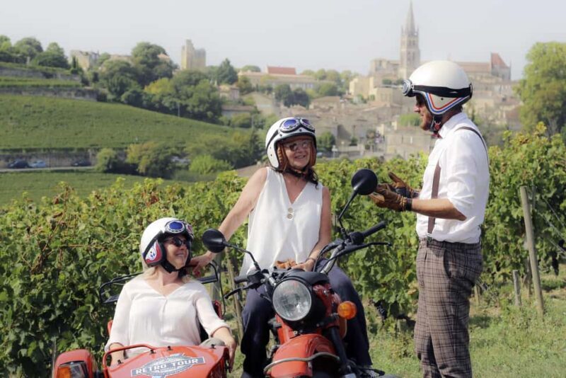 Private ride in the vineyards from Saint-Emilion - The Experience Provider: RETRO TOUR Bordeaux