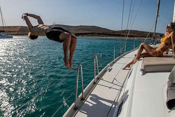 Private sailing cruise to Delos & Rhenia with Lunch & Transfer - Setting Sail from Mykonos: What to Expect