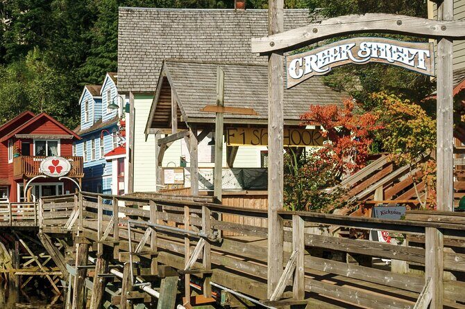 Private Saxman Native Village Signature Collection & Creek Street - Creek Street: A Historic Walk and Wildlife Spotting