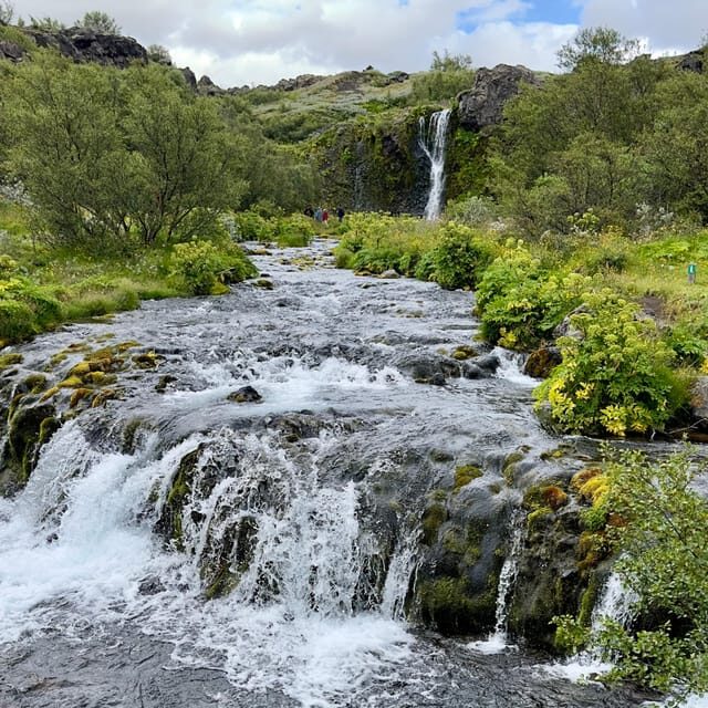 Private Secret circle tour: Háifoss, Gjáin, The Turf farm - Key Points