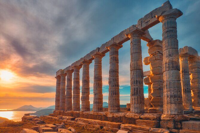 Private Sightseeing Sunset Tour in Sounio with Transfer Included - Key Points