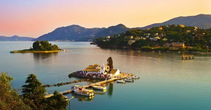 Private Sunset Tour around Corfu Town with Christina Boat - Key Points