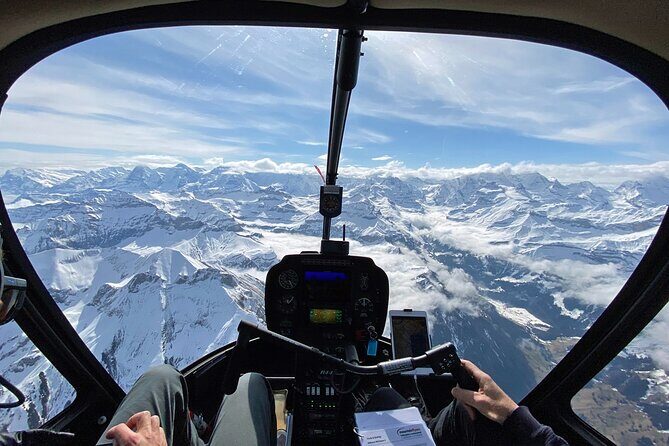 Private Swiss Alps helicopter tour over snow covered mountain peaks and glaciers - Inclusions and Limitations