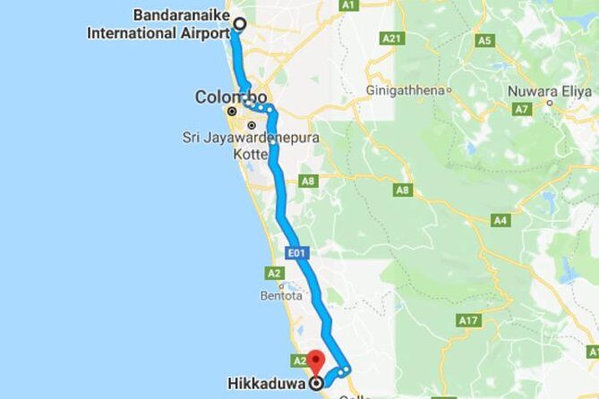 Private Taxi from Sri Lanka Airport (BIA-CMB) to Hikkaduwa Hotels - Why This Transfer Works Well