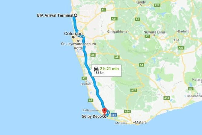 Private Taxi from Sri Lanka Airport (CMB-BIA) to The Habitat Kosgoda - The Vehicle and Comfort Level